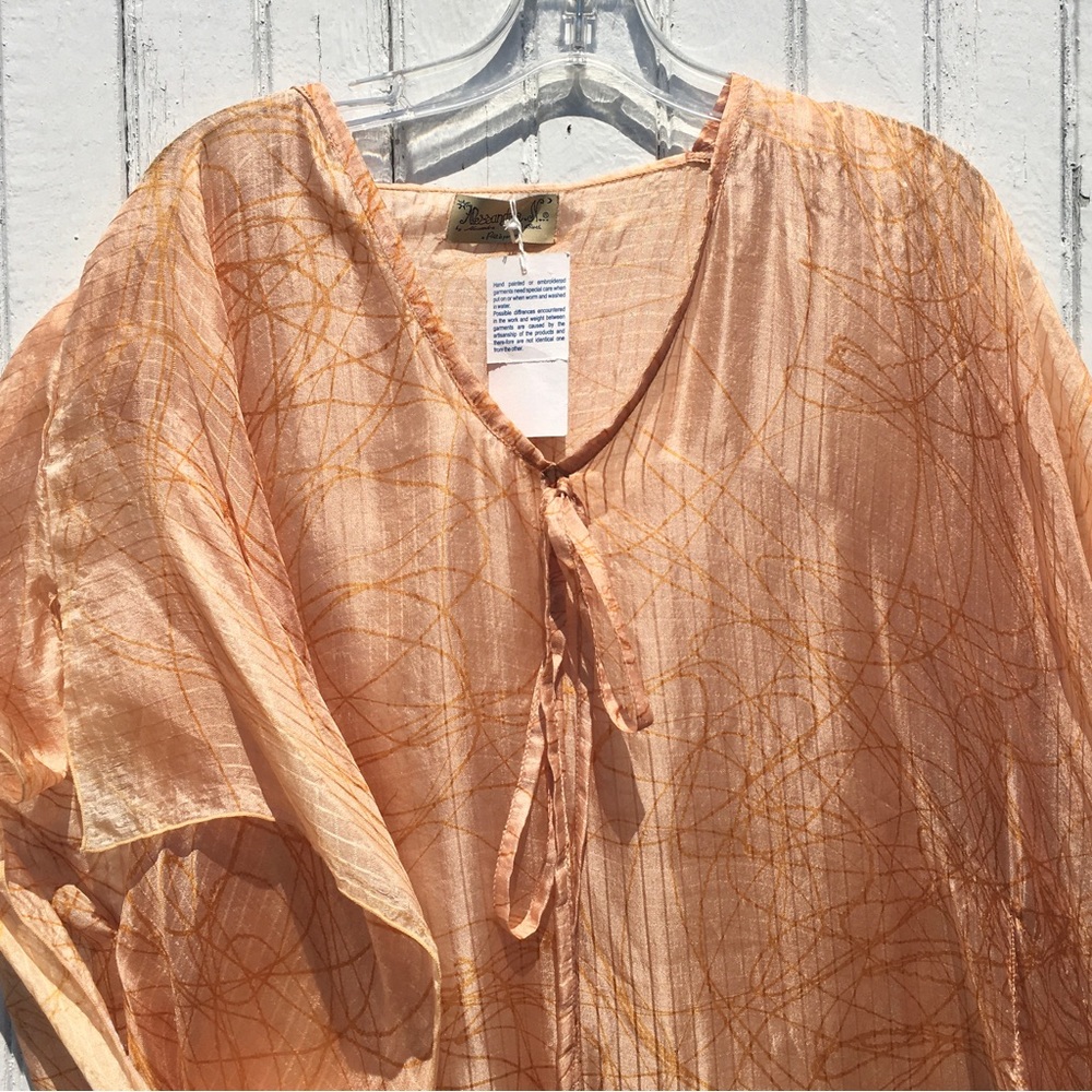 ALLESANDRA SILK KAFTAN